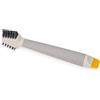 Joseph Joseph CleanTech Spazzola 3-in-1 per Pulizia di Precisione e Fessure, Setole a V per Fughe, Setole Piatte e Raschietto, Manico Antiscivolo