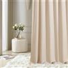 ROOM99 Tenda con occhielli argentati, Aura, 140 x 230 cm, larghezza x altezza, moderna, Curtain per soggiorno, camera da letto, crema, 1 pezzo