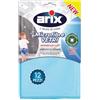 Arix | 12 Panni In Microfibre per Vetri con Antibatterico, 32x31 cm, Panno Pulizia Vetri Double Face Pulizia Specchi, Cristalli e Superfici Lucide - Confezione da 12 Pezzi
