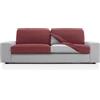 FAVERTI® Copridivano super elastico con misure tra 50-85 cm per 45-70 cm e 10-20 cm di altezza | Modello NOVELE | Fodera per seduta o schienale di poltrona o divano Fucsia scuro