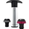 VB VIN BOUQUET Vin Bouquet FIC 1308 pompa sottovuoto manuale click inox con 2 tappi indicatore sonoro accessori vino conservare vino