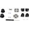 Yoidesu Kit di Parti di Ricambio per Controller, Tasti di Ricambio in Plastica 3D con Bilanciere in Gomma L12 Set di Pulsanti di Ricambio per