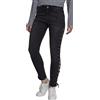 Urban Classics Pantaloni skinny da donna in denim Jeans skinny da Donna, Nero (Black Washed 00709)., 33