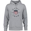 GANT Felpa con Cappuccio con Stampa, Grigio, XXXXXL Uomo
