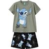 United Colors of Benetton Pig(T-Shirt+Short) 30960P08H Set di Pigiama, Verde, M Bambino
