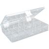 hünersdorff Scatola di assortimenti: stabile scatola per ordinare (PS-Compact) con suddivisione fissa (0 scomparti), dimensioni scatola assortita: 170 x 250 x 46 mm, Made in Germany, trasparente