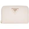 GUESS Laurel SLG Medium Zip Around, Portafogli Donna, Osso, Unica