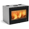Nordica caminetto nordica 6016840 inserto 80 wide 2.0 black