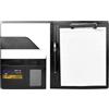 Comzantor Cartelline Portadocumenti A4, Cartellina Porta Documenti, Cartella Portadocumenti A4 PU Pelle, Portablocco A4 con Pinza, Porta Block Notes Clipboard con Portapenne, per Ufficio e Conferenze