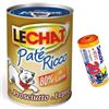DISTRIBUZIONE 3D CIBO GATTI UMIDO IN LATTA AL GUSTO DI PROSCIUTTO E LEPRE, 6 SCATOLETTE LECHAT PATE' RICCO DA 400G. MONGE