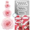 CHSYOO DIY torta Rose ausstecher, 3 dimensioni Cake Petalo Cutter fiori formine per biscotti set, Back accessori per decorare fondente torte marzapane