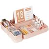 Homhut Organizer Cassetti Plastica, 18 Pezzi, Scatole Plastica Organizer, Contenitori per Cassetti Salvaspazio per Trucchi Cassetti, Cosmetici, Bagno, Cucina, Ufficio, Scrivania