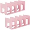 MEISO 2 Pezzi Organizer Armadio, Divisori per Borse Armadio Organizer, Porta Borse da Armadio A 4 Slot per Camera da Letto, Guardaroba, Libreria, Cucina, Stoccaggio E Organizzazione (Rosa)