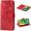 Mulbess Cover per Samsung Galaxy A50, Custodia Pelle con Magnetica per Samsung Galaxy A50 / A50s / A30s [Vinatge Case], Vino Rosso