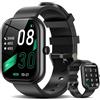 BEYCED Smartwatch Uomo Donna, 2.01 Orologio Fitness con Effettua/Risposta Chiamate, 100+ Sportive Smart Watch con Cardiofrequenzimetro/Sonno/Contapassi, Fitness Tracker per Android iOS
