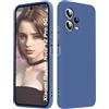 ISOI - Cover per Xiaomi Redmi Note 12 Pro 5G/Xiaomi Poco X5 Pro, Custodia Morbida in Silicone Liquido, Protezione Completa Antiurto Ultra Sottile per il Corpo - Blu