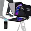 Leeventi Teleprompter Compatibile con Ipad, Tablet, Smartphone e Fotocamera Dslr, Controllo con Telecomando o App, Compatibile con Android e iOS, Ideale per Registrazioni Video (Version 5.0)
