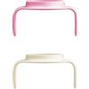 MAM Hold my Cup Day & Night, Manici che si Illuminano al Buio, Compatibili con Tazze, Antiscivolo ed Ergonomici, 4+ Mesi, Notte, Rosa e Crema