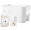 MAM Easy Start Anti-Colic Combi Set XS, set di accessori per bambini con bottiglia anti-colica (130 ml), con tettarella taglia 0, ciuccio MAM Start e cestino per bottiglie, set regalo per bambini,