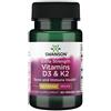 Swanson Health Products Extra Strength D3 (5000 UI) e K2 (100 mcg) 60 capsule vegetali