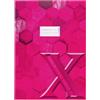 HERMA 20084 - Copertina per quaderni, formato A4, in cartone rosa, con etichetta in carta robusta e extra resistente, copertina per quaderni scolastici, colorata