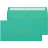 Blake Colour 114 x 229 mm 120 g/m2 Portafoglio Stacca e sigilla (25248) Verde petrolio, Confezione da 500