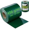 Workinghouse Schermo privacy in PVC per recinzione a doppio picchetto - schermo privacy da giardino con clip - 450g/m² - 35m x 19cm, schermo privacy per recinzione, pellicola per recinzione