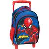 DXQ Spiderman Zaino con ruote blu 30 CM Trolley di alta qualità asilo, blu