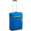 RONCATO LITE SOFT Trolley Cabina 55x40x20 cm| Valigia Bagaglio a Mano Ultra Leggera con 2 Ruote, Chiusura TSA - Blu Cobalto