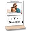 Vero Bijoux Targa Spotify Personalizzata con Foto - Targa Spotify personalizzata con foto e canzone - Regalo Compleanno - Regalo Anniversario
