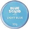 Blue Squid Pro, Pittura per il viso classica, colore azzurro (30 g), professionale, a base d'acqua, confezione singola, articoli di make-up per viso e corpo per adulti, bambini ed effetti speciali