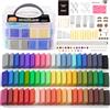 Shuttle Art Kit di argilla polimerica, 60 colori al forno con 19 strumenti e accessori di argilla, antiaderente, non tossico, ideale per i bambini fai da te