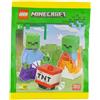 LEGO Minecraft Mini Set: Zombie Minifigure con Burning Baby Zombie e TNT