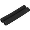 M METERXITY 2-Pz Tubo Isolante Schiuma Tubi, 18mm Id 28mm 1-1/8 Od 200mm Lunghezza, Tubo Schiuma Flessibile Morbida Isolante per Supporto Maniglia/Supporto Chitarra/Portapacchi Tetto [Nero]