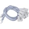 Ejoyous 10 pz sensore cablato porta finestra interruttore magnetico allarme di sicurezza incasso per impianto di allarme domestico, protezione antifurto per casa appartamento o ufficio