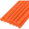 QUARKZMAN Mini Stick Colla a Caldo per Pistola Colla a Caldo 11mm x 200mm Arancione Brillante 12pz