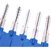 Generic 5 chiavi a croce in acciaio inox, diverse chiavi master per serrature a croce, fabbro e strumento di allenamento per principianti (strumento)