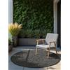 Hanse Home NORTHRUGS Hanse Home Kona - Tappeto rotondo classico per interni ed esterni, in tessuto piatto classico, ecologico, resistente alle intemperie e ai raggi UV, per balcone, terrazza, giardino, colore