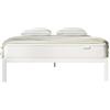 Novilla Rete Letto Matrimoniale 140x190 Struttura Letto a Doghe in Legno, Spazio di Archiviazione Sotto al Letto, Facile da Montare, Perfetto per Tutti Tipi di Letti e Materassi, Bianco