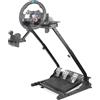 IVhomeshop Steering Wheel Stand Foldable fit Foldable Racing Wheel Stand with Adjustable Height Angle for Logitech G29/G920/G923, for Thrustmaster T248/T300/Ferrari 458/T150/T80, (STAND ONLY)