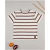 Prénatal T-shirt bimbo rigata marrone