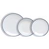 Tognana AZ Fascetta Blu, servizio piatti 18 pezzi per 6 persone, porcellana, bianco, Made in Italy