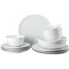 Rosenthal Junto - Set da 16 pezzi, con ciotole per cereali, colore: Bianco