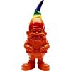 Kare Statuetta decorativa di design a forma di gnomo arcobaleno, arancione, moderna, statua, idea regalo, accessori decorativi per la casa, decorazione per la casa, soggiorno, camera da letto, ufficio