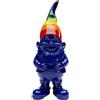 Kare Statuetta decorativa di design a forma di gnomo arcobaleno, blu, statua, moderna, idea regalo, accessori decorativi per la casa, decorazione per la casa, soggiorno, camera da letto, ufficio, 21 x