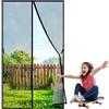 Zephra Zanzariera Magnetica Balcone, 150x220cm Crittografia zanzariera per Finestra, Totalmente Magnetica Controllo degli Insetti, per Finestre A Saliscendi JPP1k Nero