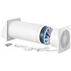 LIRAST 150mm Ventilazione Meccanica Controllata VMC Doppio Flusso Recupero Calore con Cavo - VMC Recuperatore di Calore Doppio Flusso