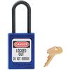 Master Lock S32BLU Lucchetto di Sicurezza in Materiale Termoplastico per Installazione Elettrica, Blu, Archetto 3,8 x 1,6 cm