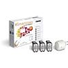 BTicino, Kit Luci Connesse Living Now Smart SKW3601KIT, Per Accendere/Spegnere Luci Tramite App o con Alexa, Google e Siri, con 1 Gateway Plug-in Bianco S36GWDC e 3 Deviatori Connessi K4003C