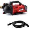 Einhell Pompa da giardino a batteria AQUINNA 36/30 Set Power X-Change (36 V, portata 3000 L/h, altezza mandata max. 26 m, interruttore ECO, incl. tubo flessibile di aspirazione da 4 m, senza batterie)